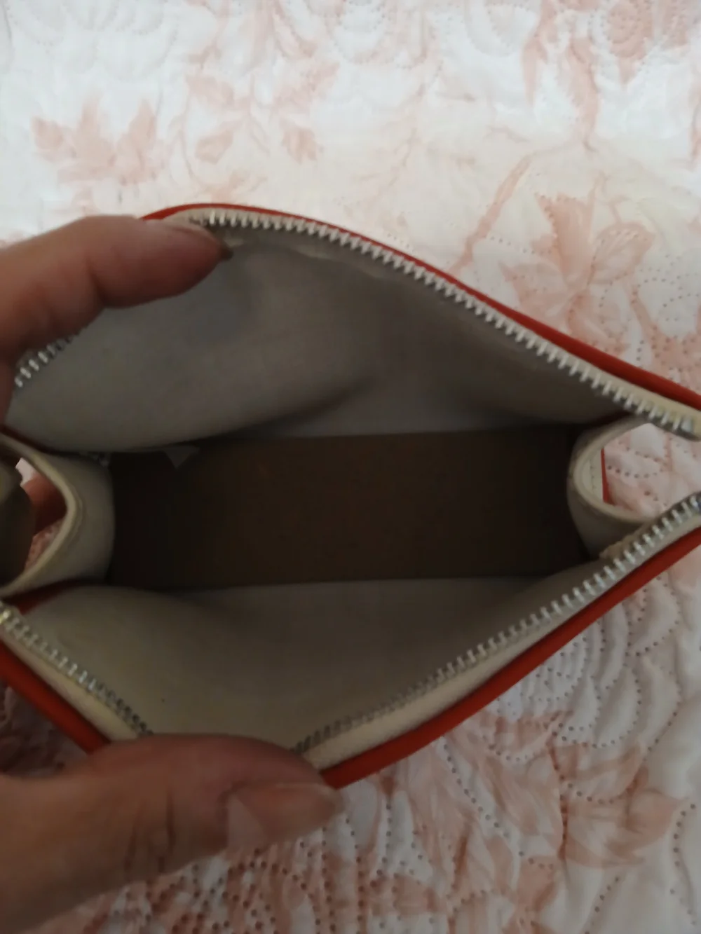 Vintage 70s Mickey Mouse Red and Cream Women's Zip Wallet